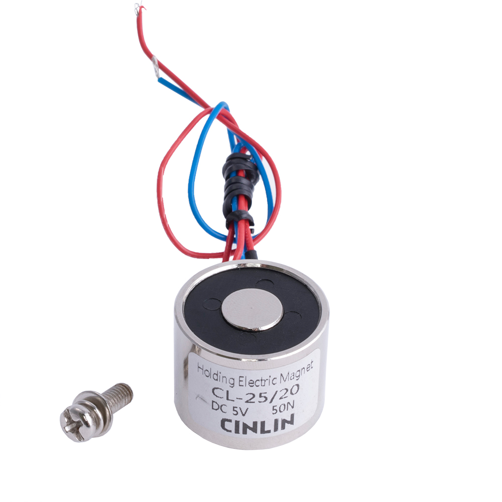 Электромагнит CL-25/20 5V 3,5W 4,5kg/50N (Cinlin) Электромагнит CL-25/20 5V 3,5W 4,5kg/50N (Cinlin)