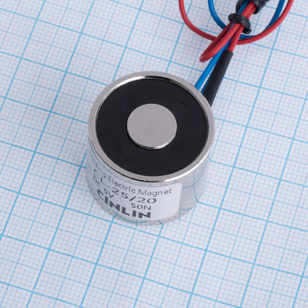 Электромагнит CL-25/20 5V 3,5W 4,5kg/50N (Cinlin)