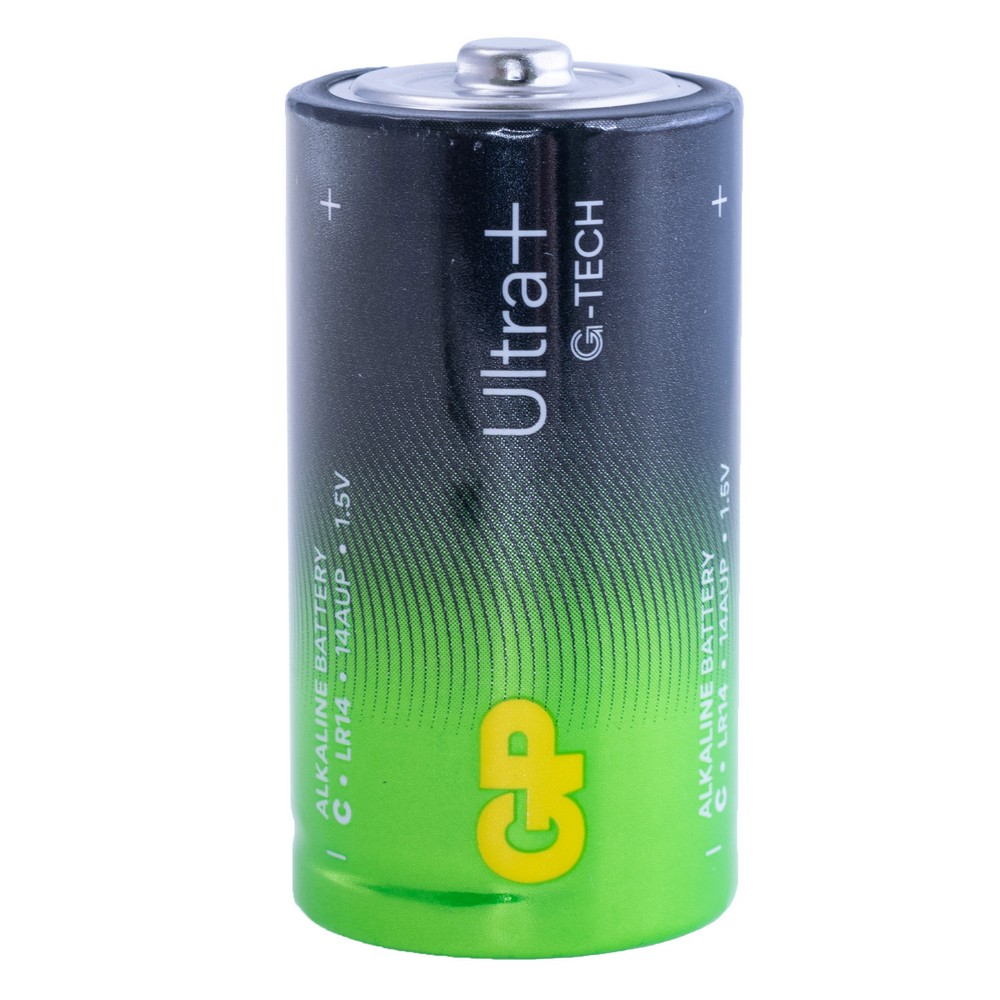 Батарейка C лужна 1,5V 1шт. GP Batteries Ultra+ G-TECH, LR14UP Батарейка C лужна 1,5V 1шт. GP Batteries Ultra+ G-TECH, LR14UP