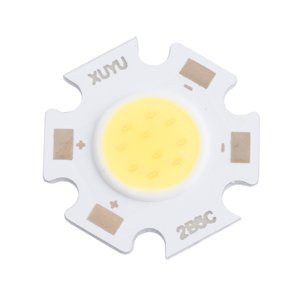 Светодиод COB 5Вт холодный белый 6000K  (15-16В, 300мА), SN-COB2011