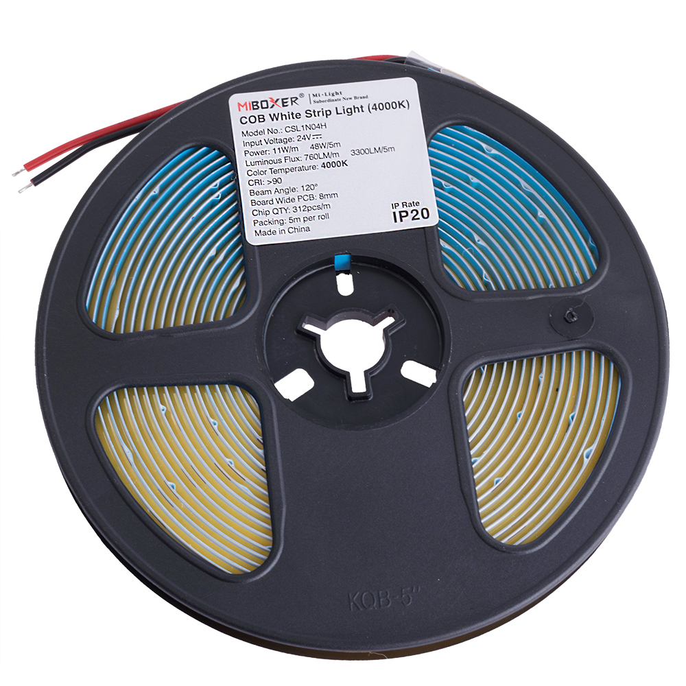 Светодиодная лента COB белая 24В, (CSL1N04H)