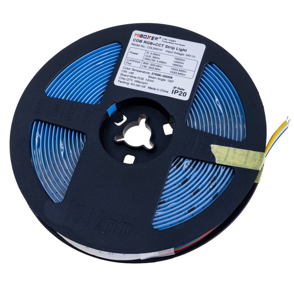 Світлодіодна стрічка COB RGB+CCT 24V, CSL5N01H
