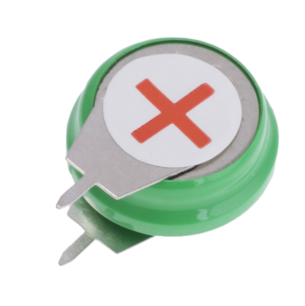 Coin NiMH battery 1.2v 60mAh + Nickel (size: 16x5.5mm) Coin NiMH battery 1.2v 60mAh + Nickel (size: 16x5.5mm)