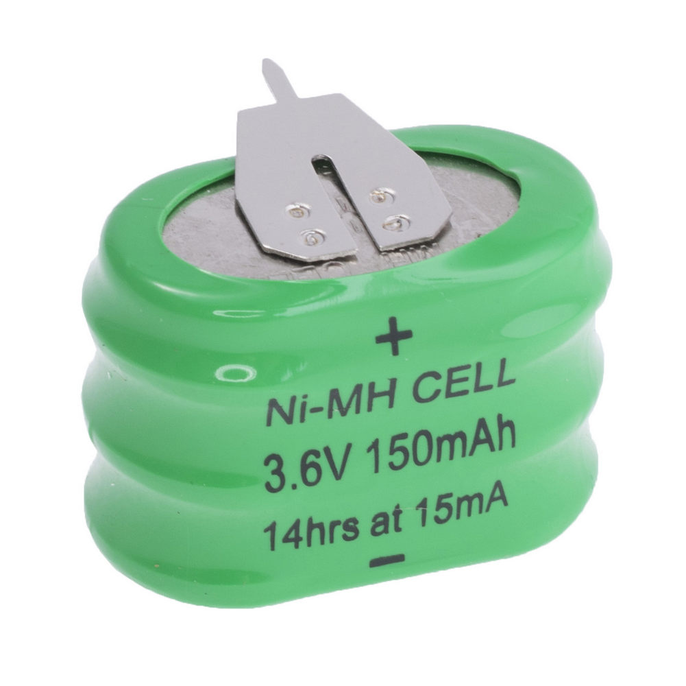 Coin NiMH battery 3.6v 150mAh ellipse 3S1P + Nickel (size: 26,5x15x18mm) Coin NiMH battery 3.6v 150mAh ellipse 3S1P + Nickel (size: 26,5x15x18mm)