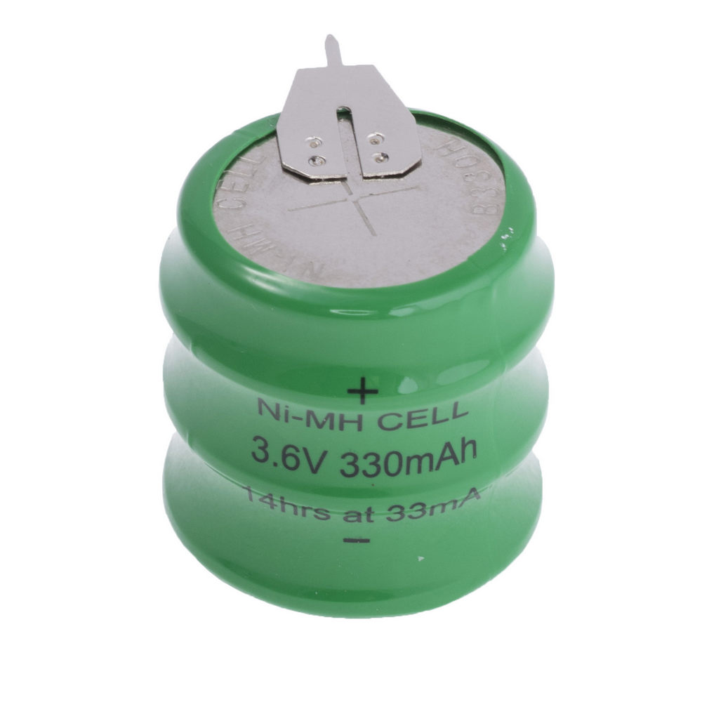Coin NiMH battery 3.6v 330mAh coin 3S1P + Nickel (size: 25x26mm) Coin NiMH battery 3.6v 330mAh coin 3S1P + Nickel (size: 25x26mm)