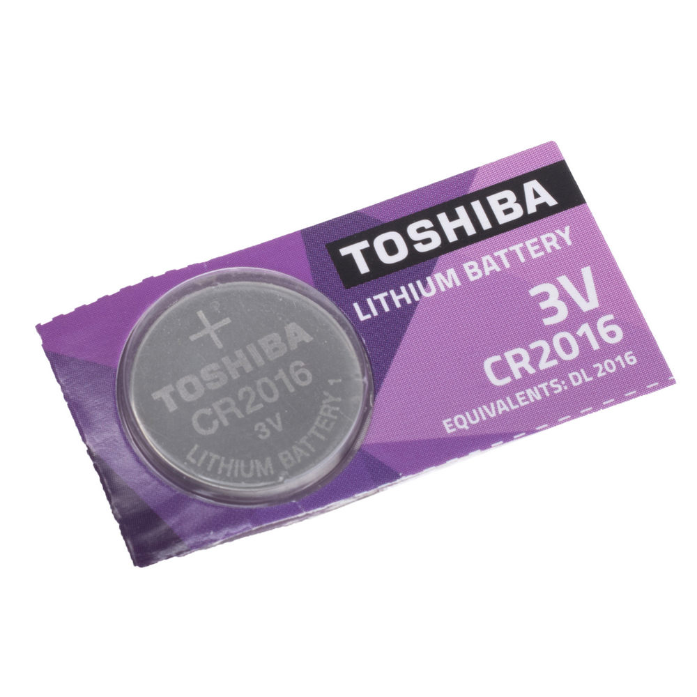 Batterie CR2016 Lithiumbatterie, 3V, TOSHIBA