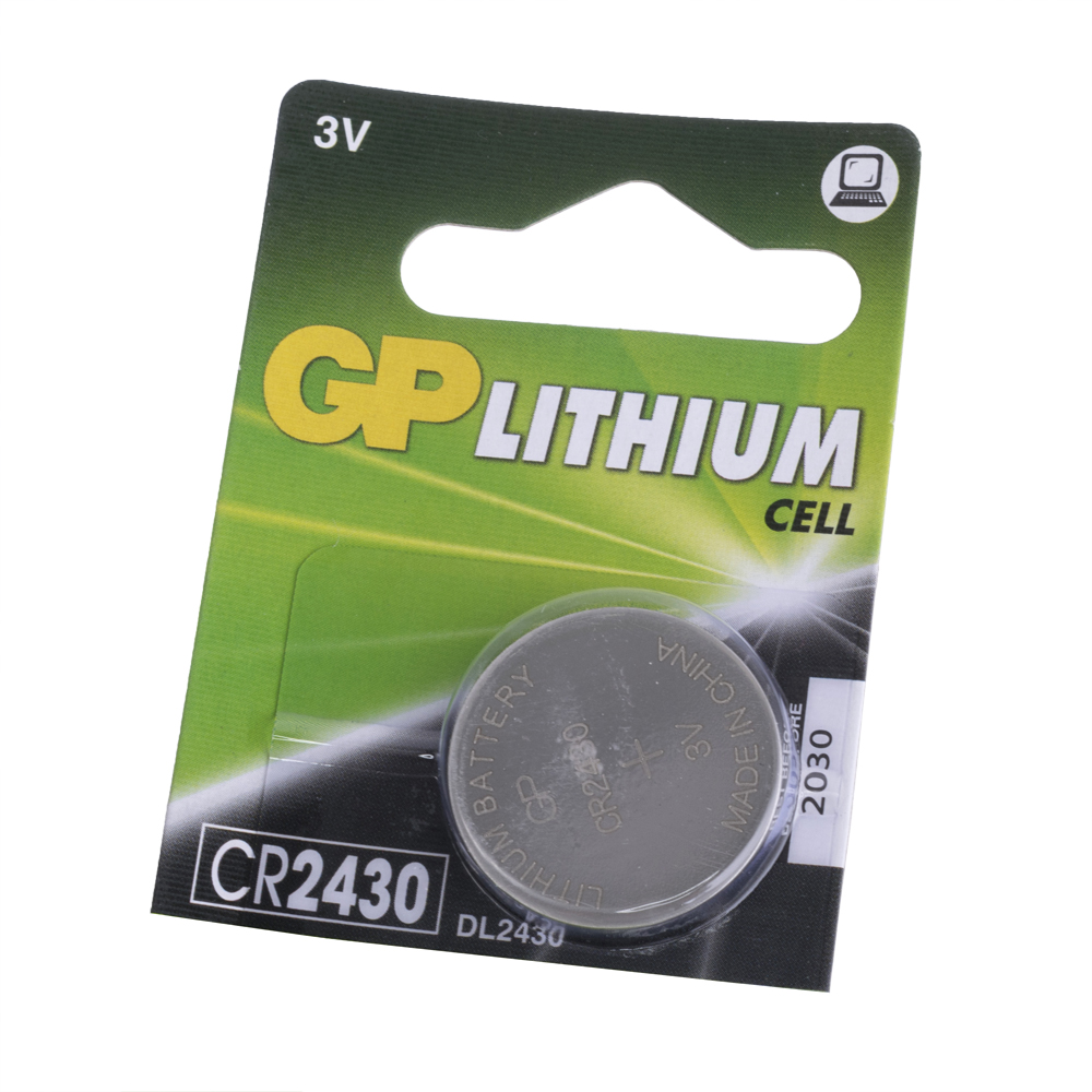 Batt. CR2430 Lithium, 3V, GP, U5 Batt. CR2430 Lithium, 3V, GP, U5