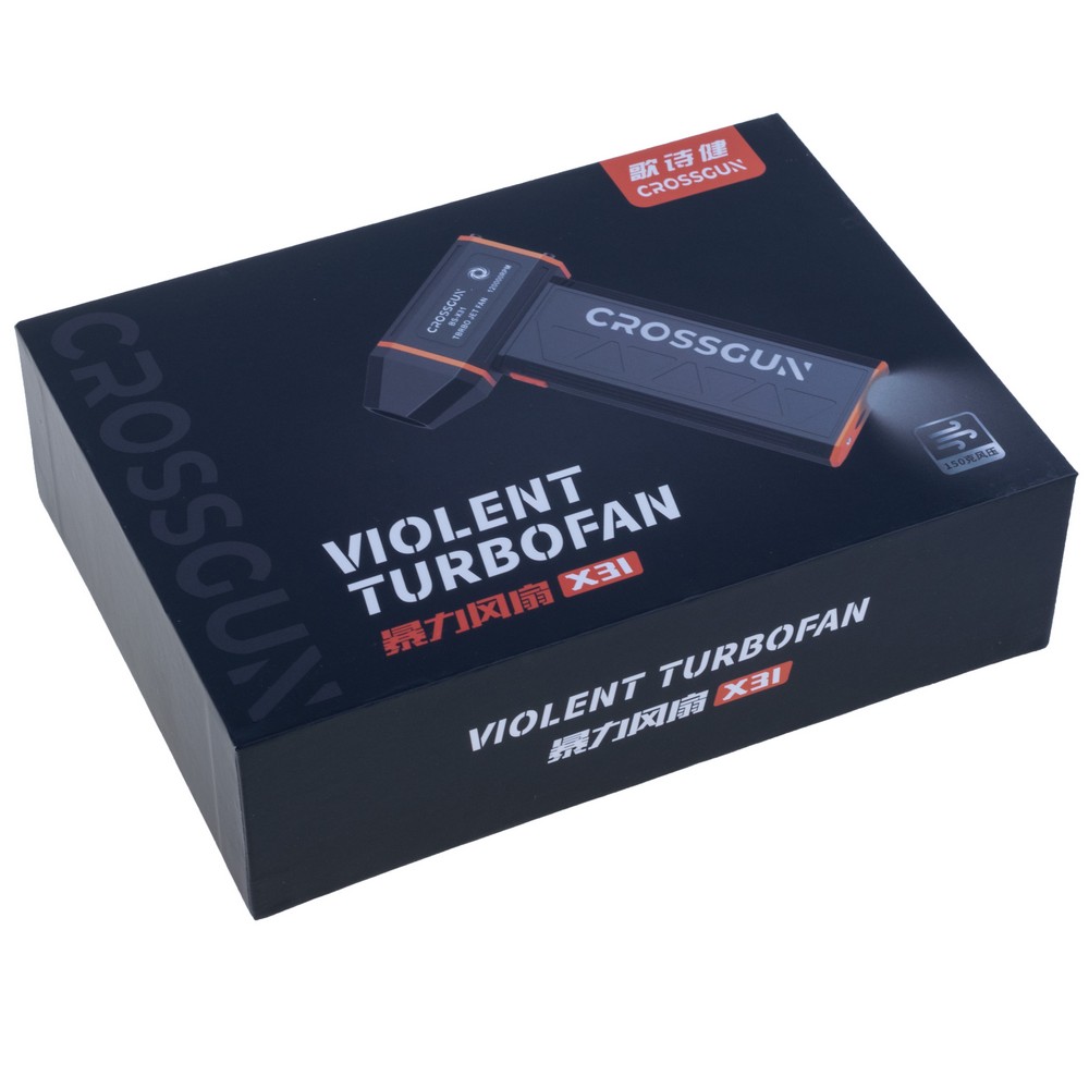 Ручний портативний турбовентилятор Crossgun X31 Jetfan Ручний портативний турбовентилятор Crossgun X31 Jetfan