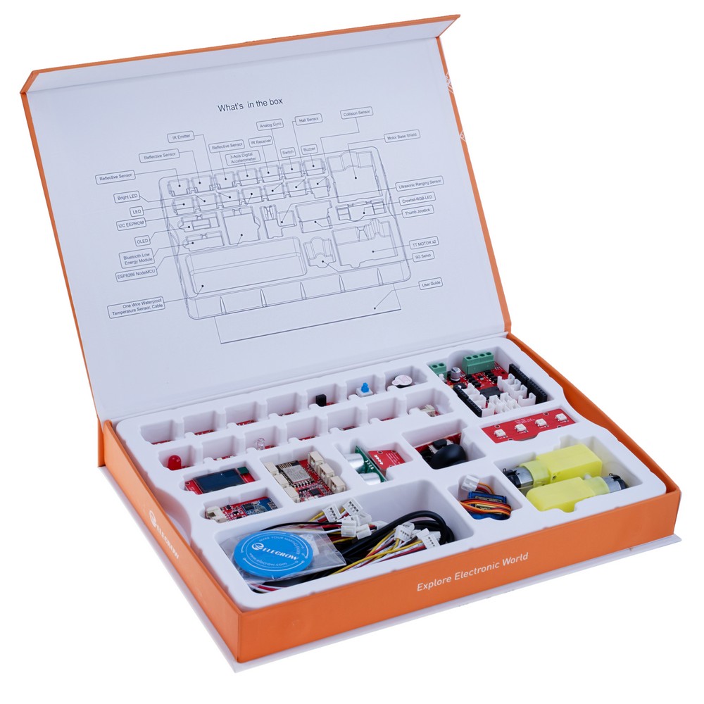 Set Crowtail-Deluxe Kit for Arduino Set Crowtail-Deluxe Kit for Arduino