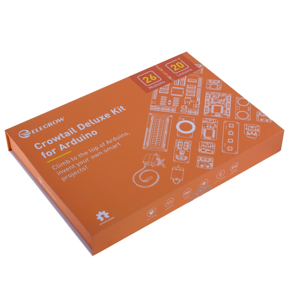 Set Crowtail-Deluxe Kit for Arduino Set Crowtail-Deluxe Kit for Arduino