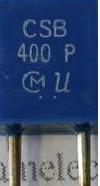 CSB400 Resonator:ceramic; 400kHz; Mounting:THT; (Keramik Resonator) CSB400 Resonator:ceramic; 400kHz; Mounting:THT; (Keramik Resonator)