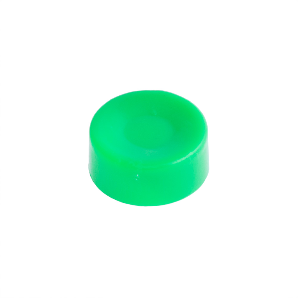 Колпачек на кнопку, D=10 (внутр. d=3,4мм), зеленый