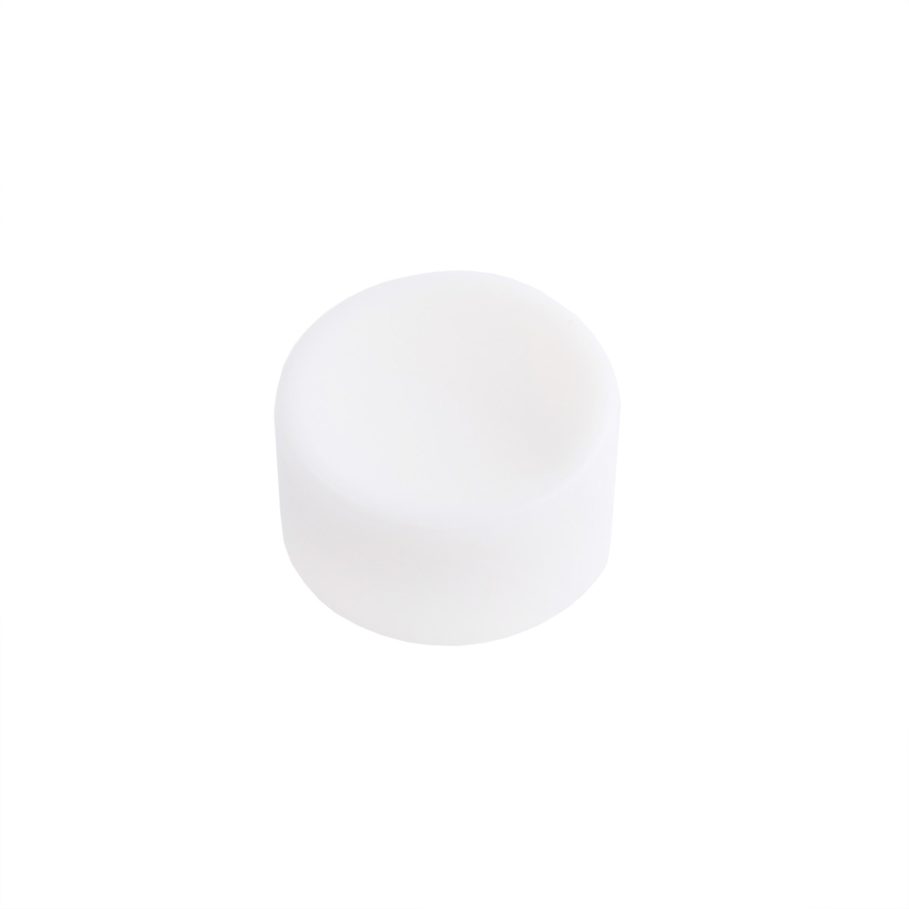 Колпачек на кнопку, D=10 (внутр. d=3,4мм) высота 5,3мм, белый