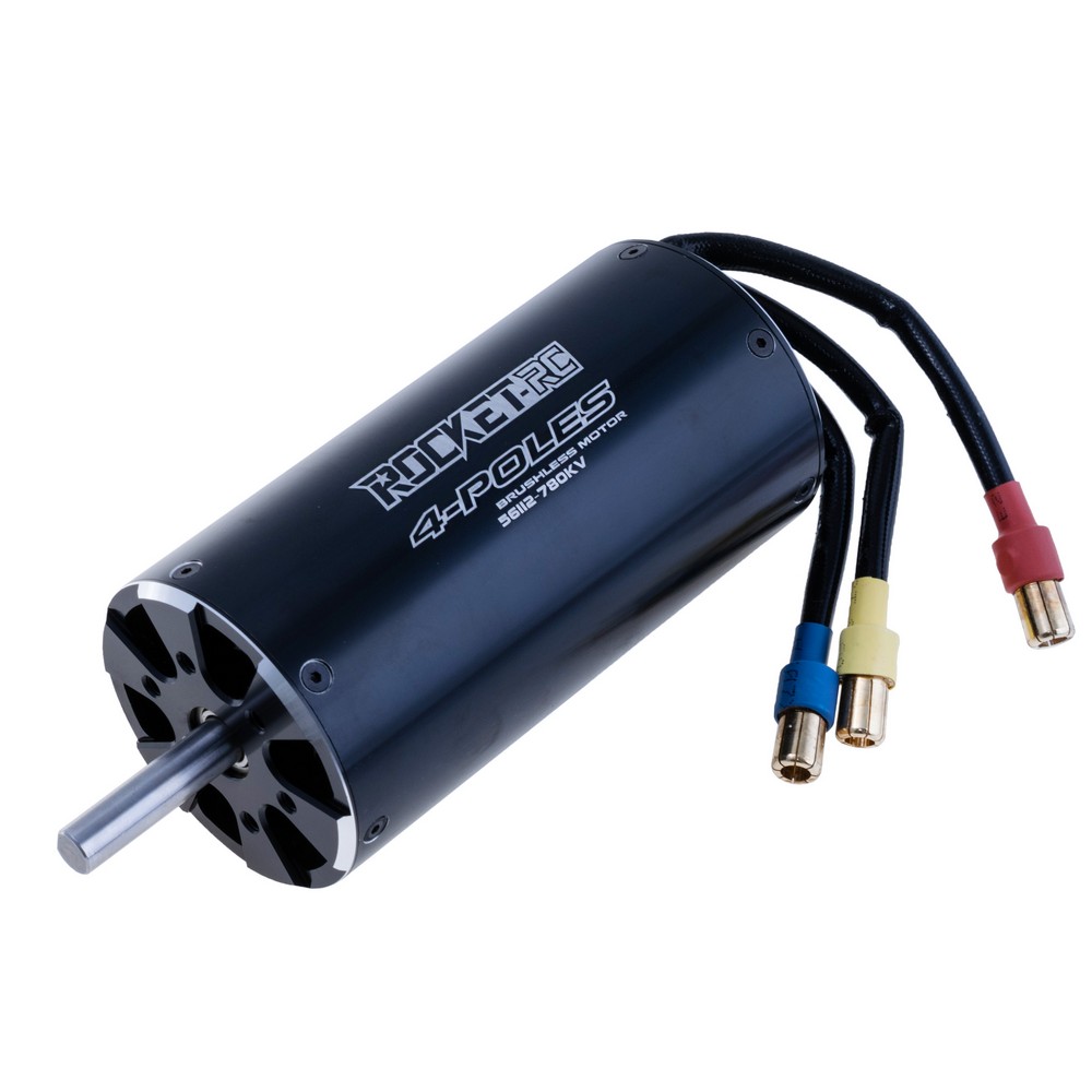 Motor 56112 780KV, schwarz, Welle 8мм (Rocket RC)