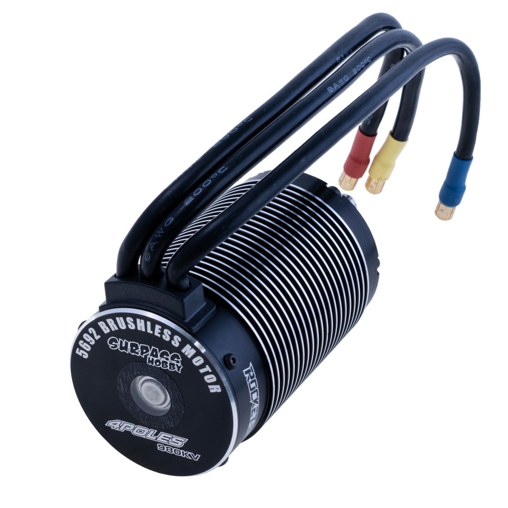 Motor 5692 980KV, schwarz, Welle 8мм (Rocket RC)