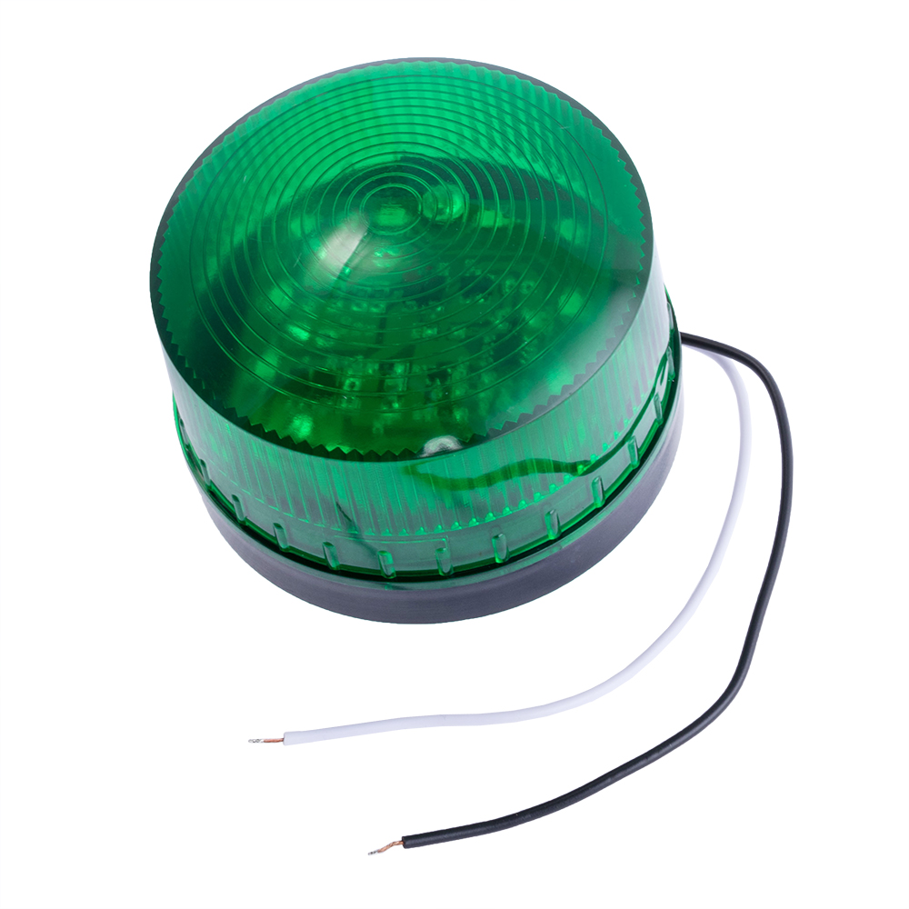 Сигнальная индикаторная лампа зелёная d73мм