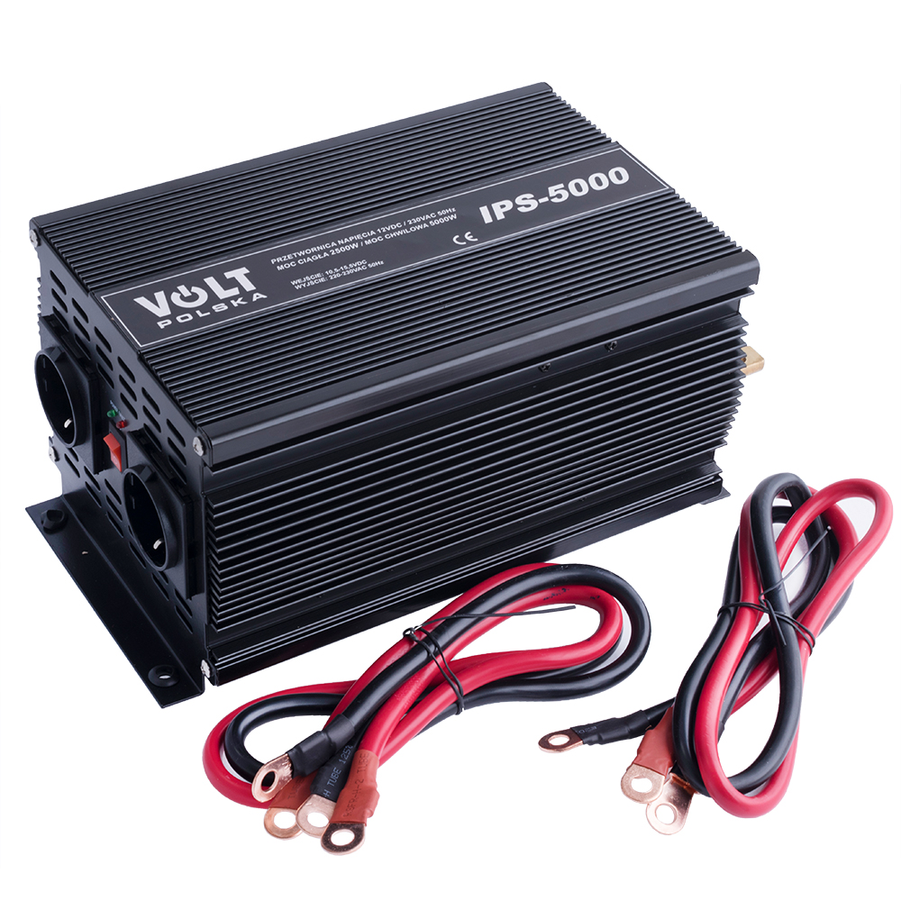 Інвертор IPS5000/12V автомобільний DC/AC; 2500Вт; Uвих: 230ВAC; 92%; 12В Інвертор IPS5000/12V автомобільний DC/AC; 2500Вт; Uвих: 230ВAC; 92%; 12В
