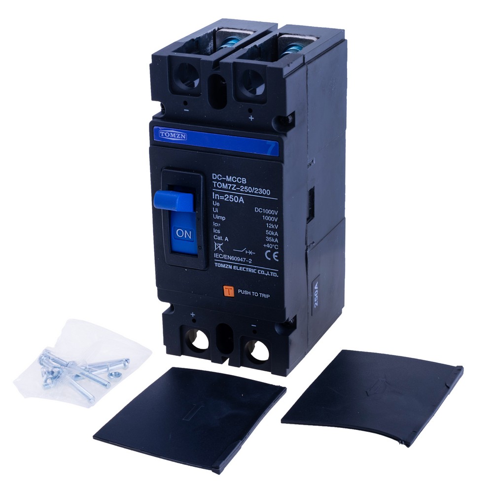 2P DC MCCB 1000V TOM7Z-250/2300 250A(TOMZN) 2P DC MCCB 1000V TOM7Z-250/2300 250A(TOMZN)