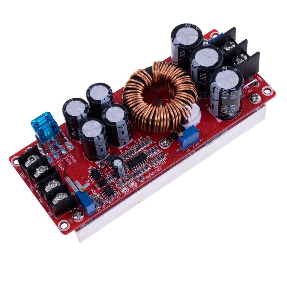 DC регулируемый повышающий преобразователь 1200W 20A (DC 8V-60V до DC 12V-83V) DC регулируемый повышающий преобразователь 1200W 20A (DC 8V-60V до DC 12V-83V)