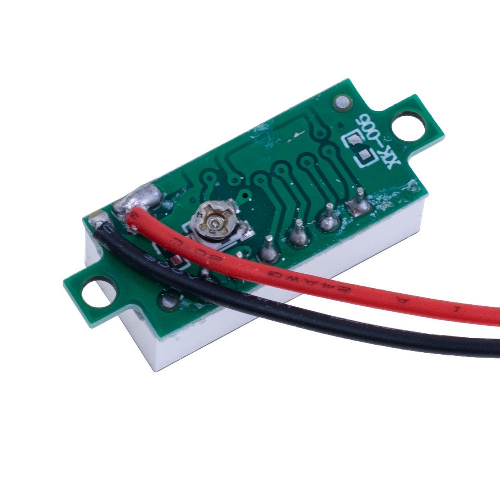 Вольтметр цифровий DC 2.5-30V 0.28" (жовтий) Вольтметр цифровий DC 2.5-30V 0.28" (жовтий)