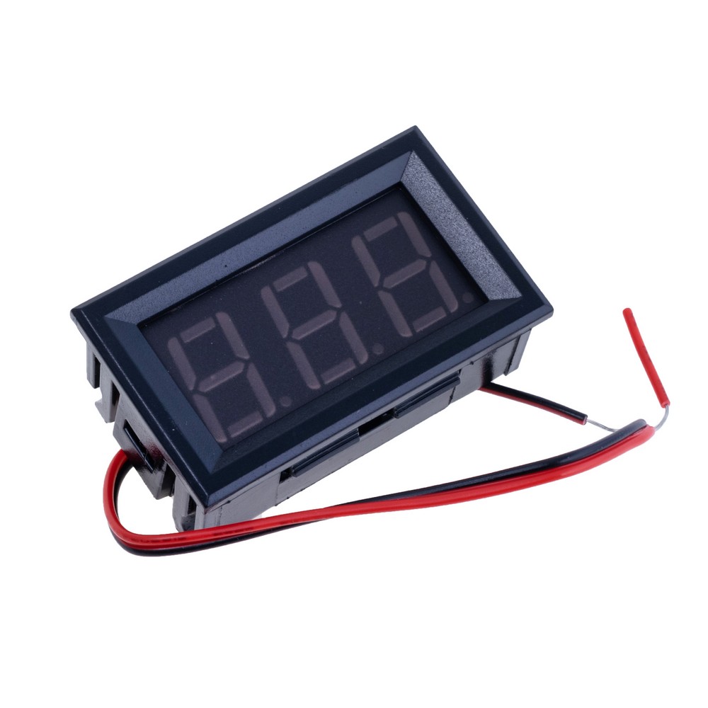 Вбудований вольтметр DC 4,5-30V синій дисплей 0.56" (два проводи) Вбудований вольтметр DC 4,5-30V синій дисплей 0.56" (два проводи)