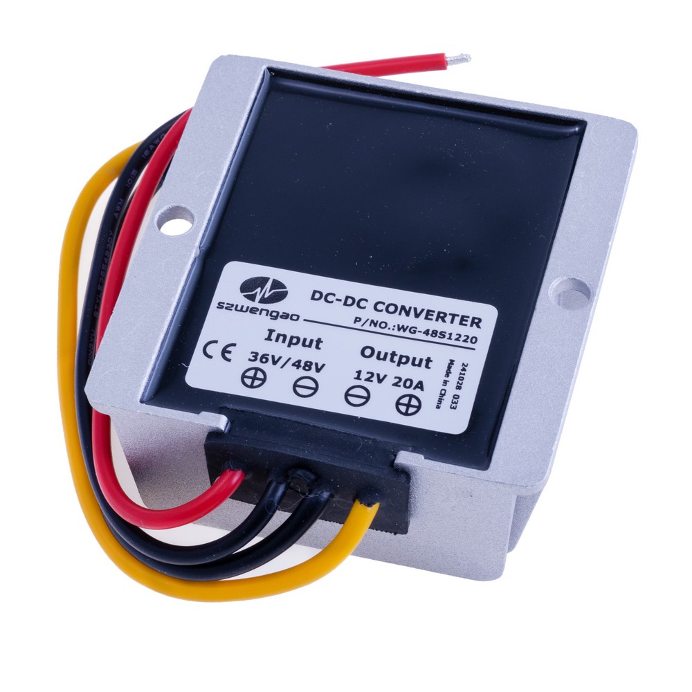 DC/DC перетворювач 48V (30-60V) в 12V/20A