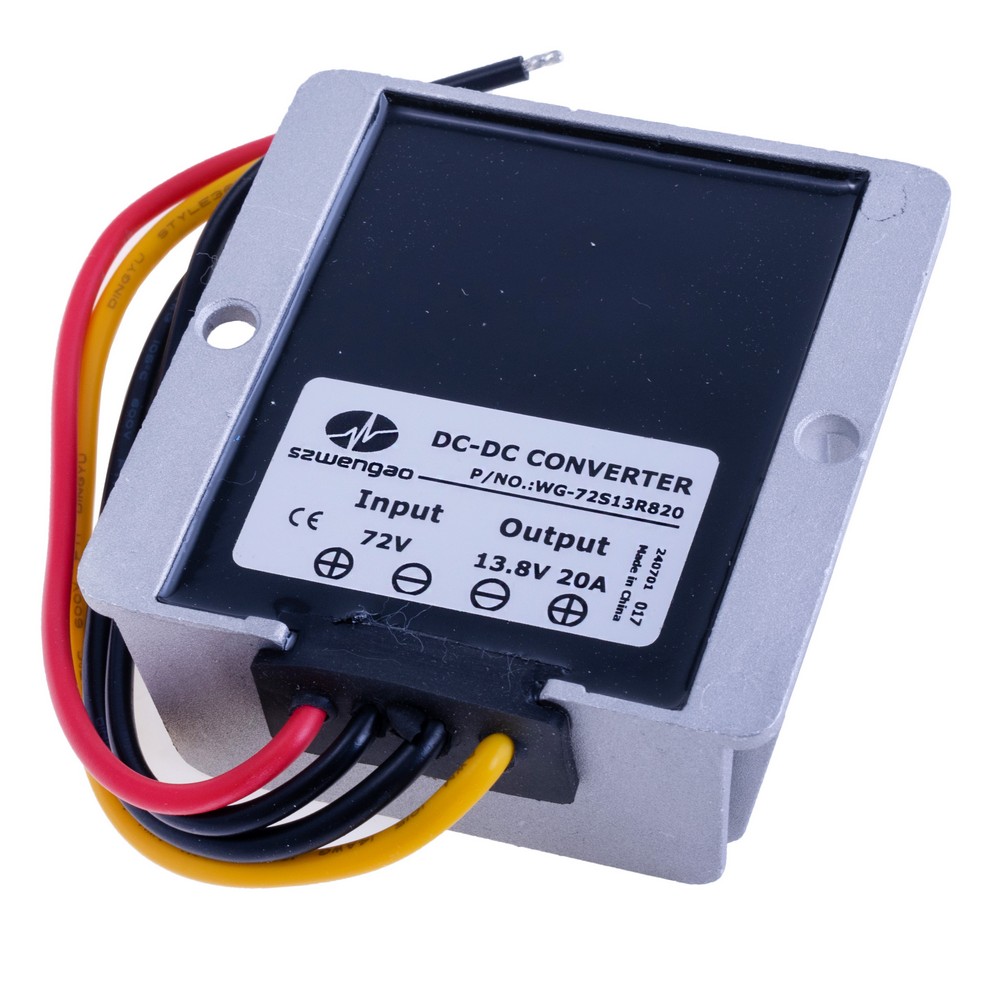 DC/DC перетворювач 72V (18-90V) в 13.8V/20A