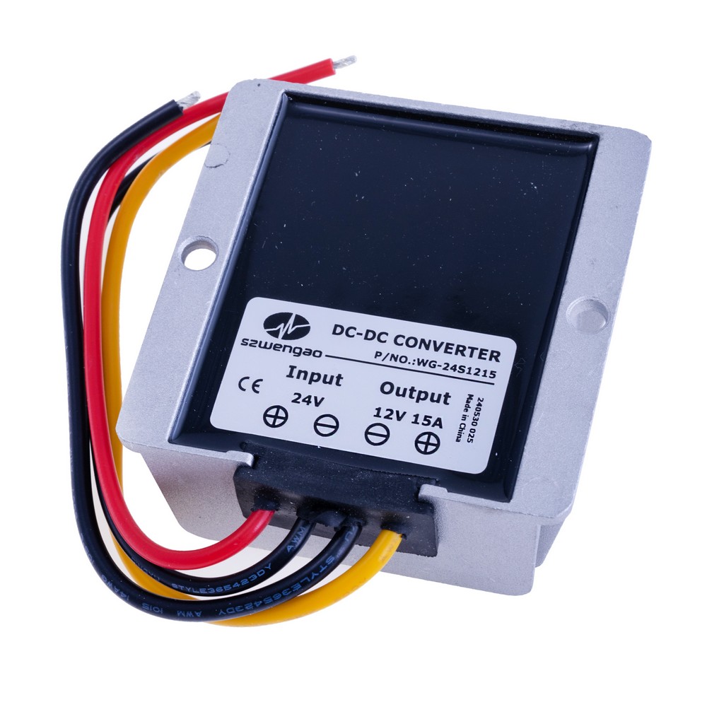 DC/DC перетворювач 24V (18-36V) в 12V/15A