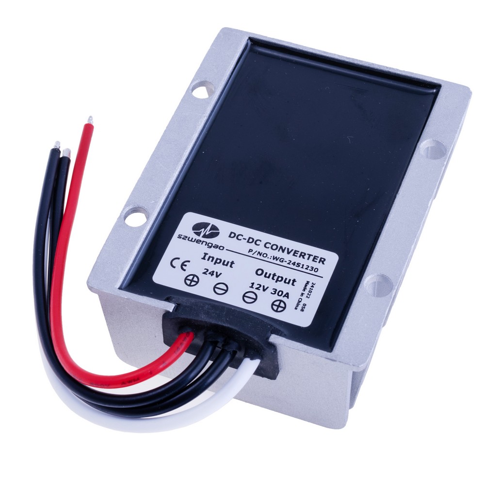 DC/DC перетворювач 24V (18-36V) в 12V/30A