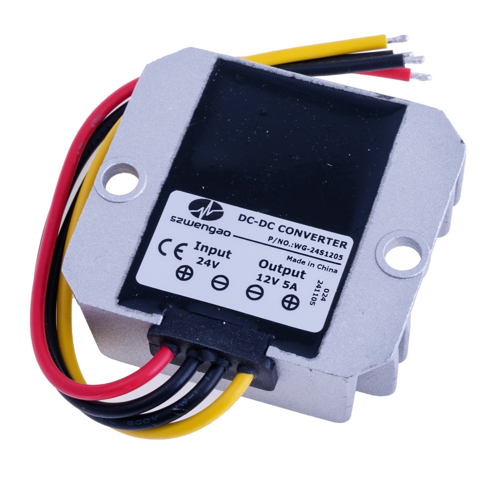 DC/DC перетворювач 24V (18-36V) в 12V/5A