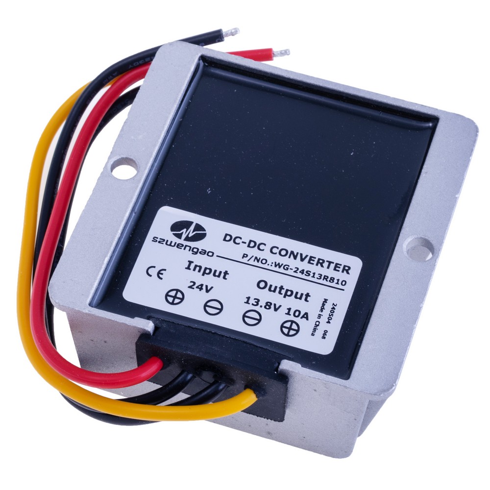 DC/DC перетворювач 24V (18-36V) в 13.8V/10A