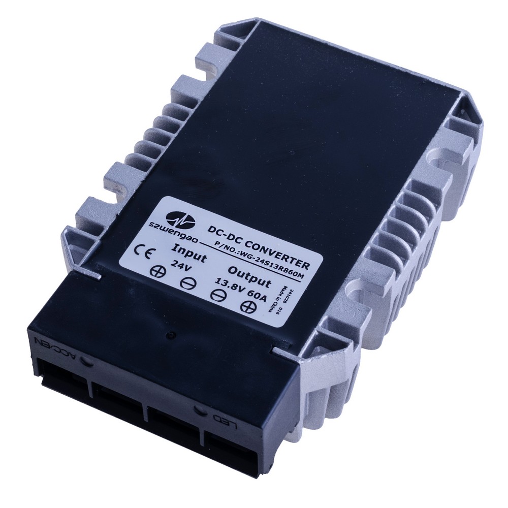 DC/DC перетворювач 24V (18-36V) в 13.8V/60A