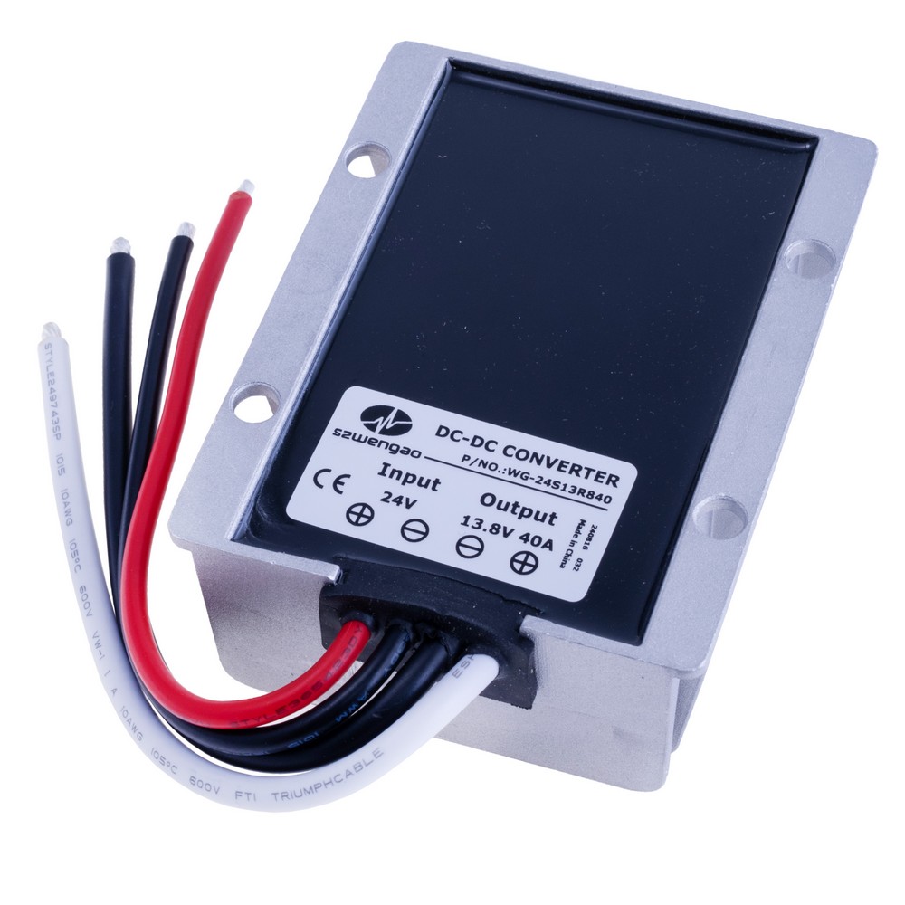 DC/DC перетворювач 24V (18-36V) в 13.8V/40A