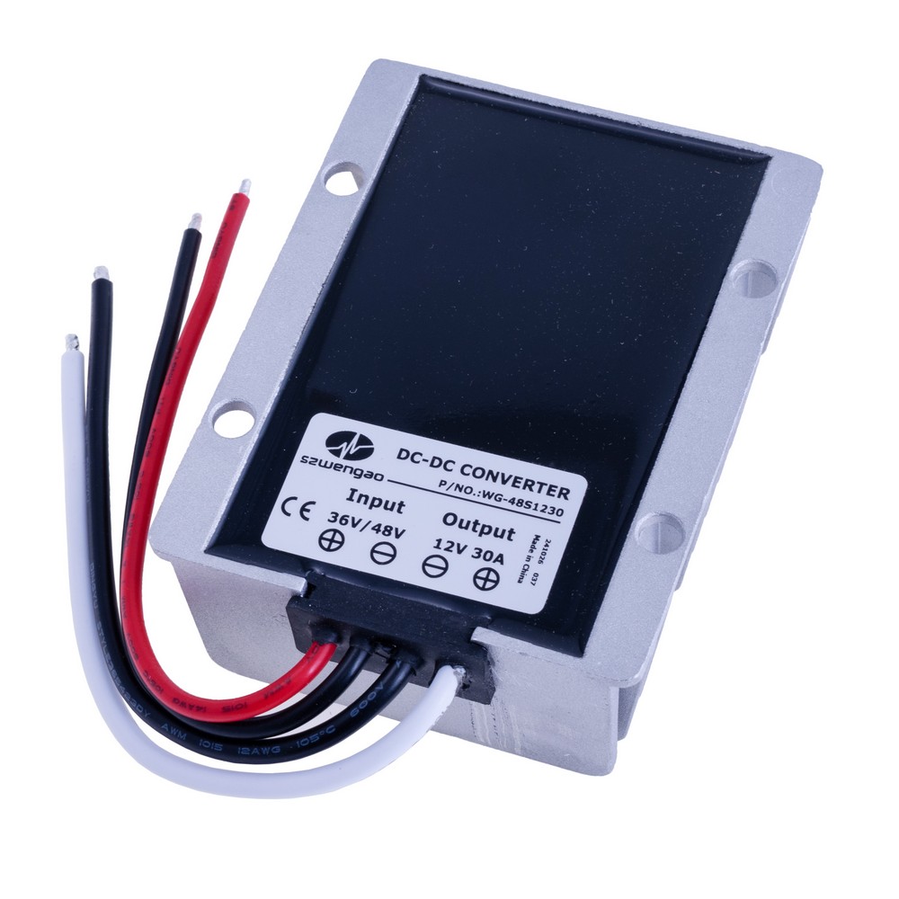DC/DC перетворювач 48V (30-60V) в 12V/30A