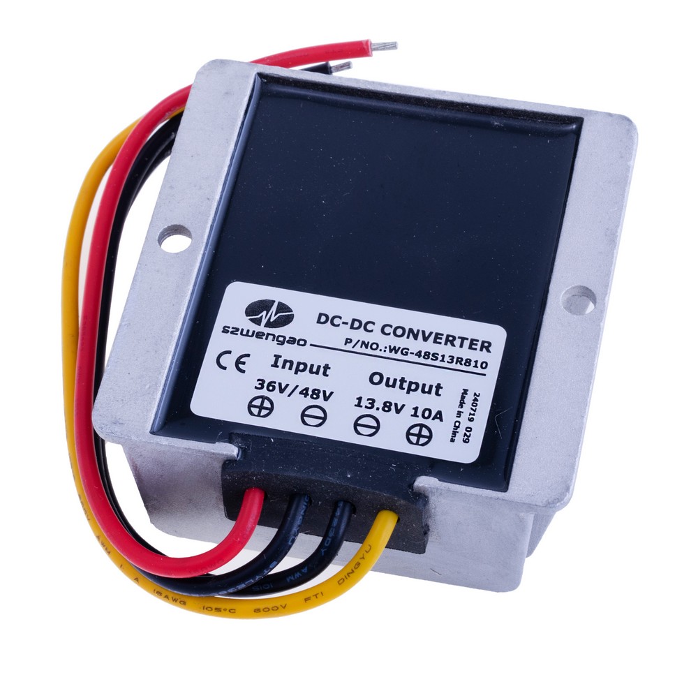 DC/DC перетворювач 48V (30-60V) в 13.8V/10A
