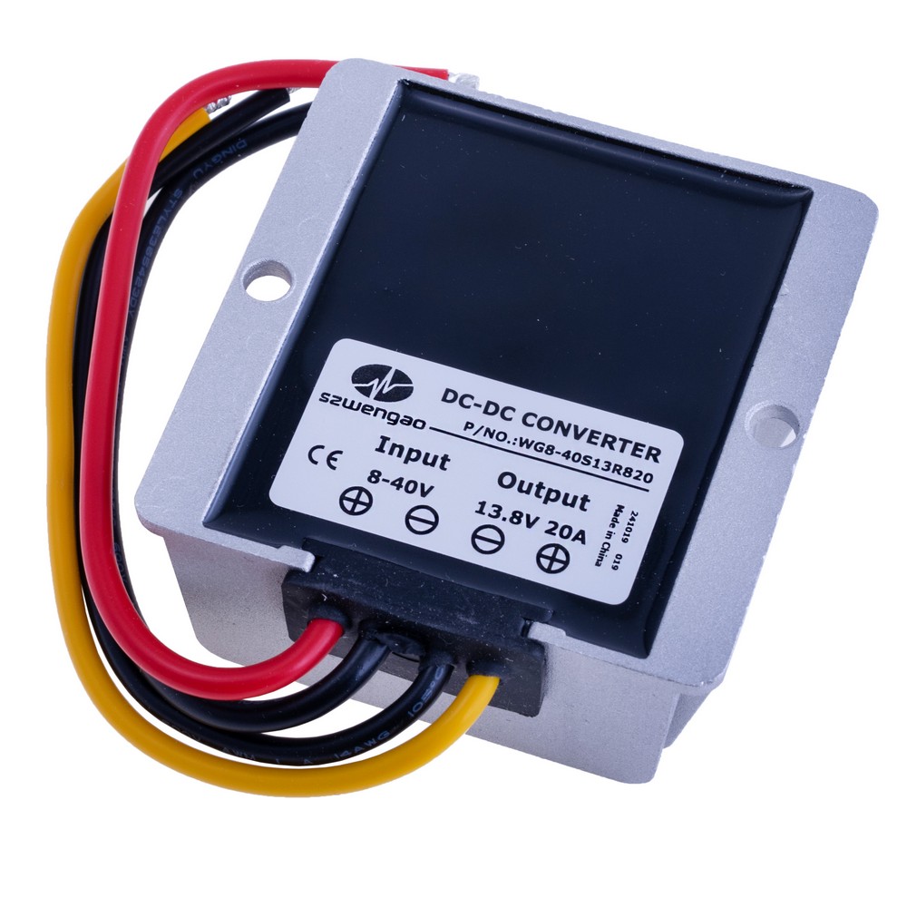DC/DC перетворювач 8-40V в 13.8V/20A