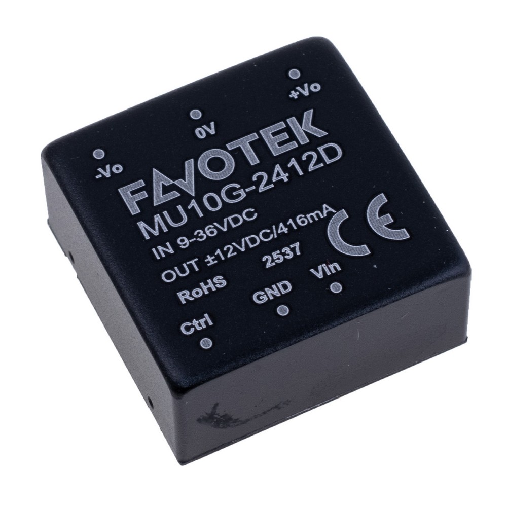 DC/DC перетворювач 10W, Favotek MU10G-2412D
