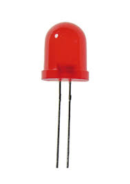 LED 10mm rot 660nm, 60° (L-816BSRD-B Kingbright)