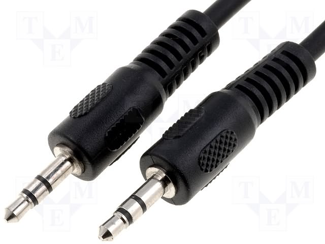 CABLE-404 Kabel; Jack 3,5 mm Stecker, von beiden Seiten; 1m CABLE-404 Kabel; Jack 3,5 mm Stecker, von beiden Seiten; 1m
