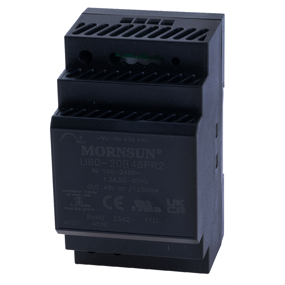 Блок живлення на DIN-рейку 60W 48V LI60-20B48PR2 Блок живлення на DIN-рейку 60W 48V LI60-20B48PR2
