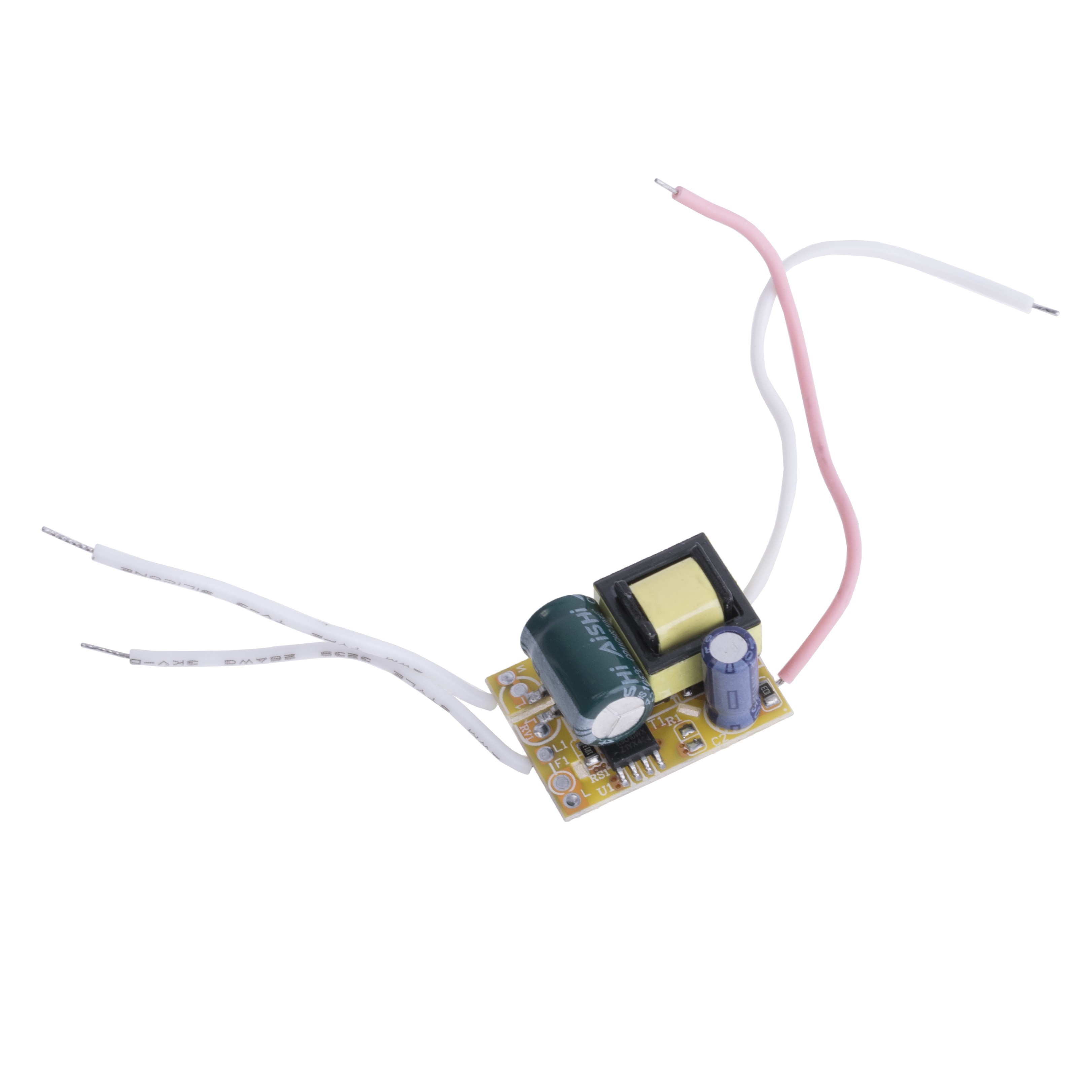 Драйвер для светодиодов 3-5W, 90-265V, DC9-18V 280-300mA Драйвер для светодиодов 3-5W, 90-265V, DC9-18V 280-300mA