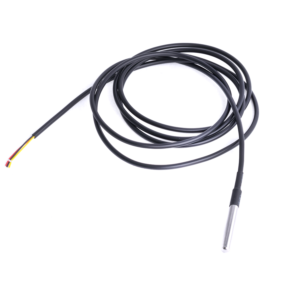 Датчик температуры DS18B20 с кабелем 2м (2-line режим поддерживается)