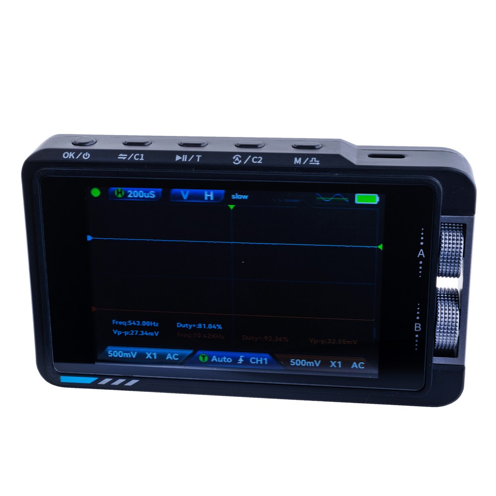 DS215H Standard 2-in-1 Dual-channel Portable Oscilloscope with P6100 probe