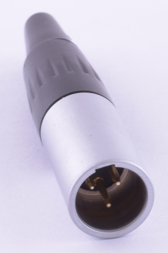 Штекер "папа" mini xlr 3P, на кабель, серебренное (GT3-1402-3P-SC) Штекер "папа" mini xlr 3P, на кабель, серебренное (GT3-1402-3P-SC)
