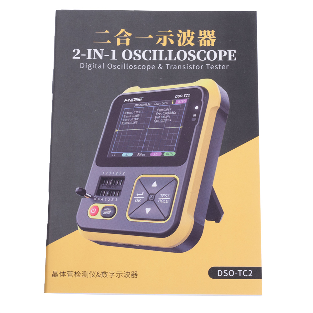 Осциллограф+тестер электронных компонентов DSO-TC2