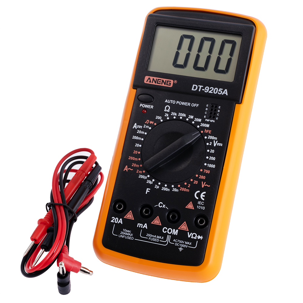 Мультиметр DT9205A orange