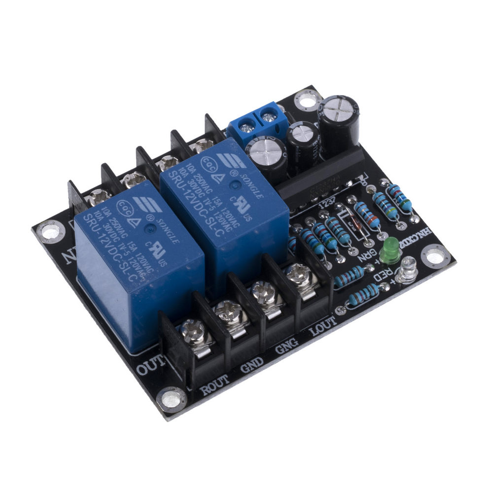 Dual channel Speaker protect kit With boot time delay and dc protection DIY Components kit Dual channel Speaker protect kit With boot time delay and dc protection DIY Components kit