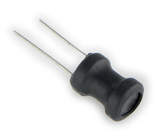 10mH 10% (DR 0912 10mH Bochen) (Idc=0,12А, Rdc max=13 Ohm, радиальные выводы, d=9mm, h=12mm)