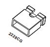 MJ-0 Jumper 2,54 mm, Hohe 6 mm, offen, schwarz (Neltron p/n 2228CG-F1) MJ-0 Jumper 2,54 mm, Hohe 6 mm, offen, schwarz (Neltron p/n 2228CG-F1)