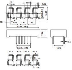 KW4-361ASA (Anzeiger 7-Segment)